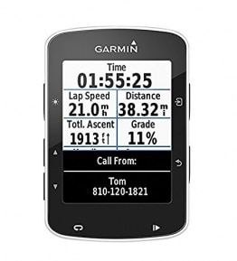 Garmin Edge 520 GPS-Fahrradcomputer, Performance- und Trainingsanalyse, Strava Live Segmente, 2,3 Zoll (5,8 cm) Display - 1