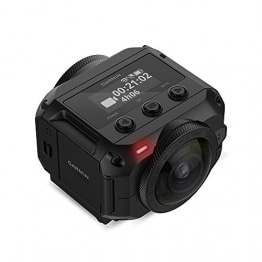 Garmin VIRB 360 - wasserdichte 360-Grad-Kamera mit GPS und bis zu 5,7K/30fps Auflösung oder 4K/30fps mit Auto-Stitching Funktion und sphärischer Bildstabilisierung - 1